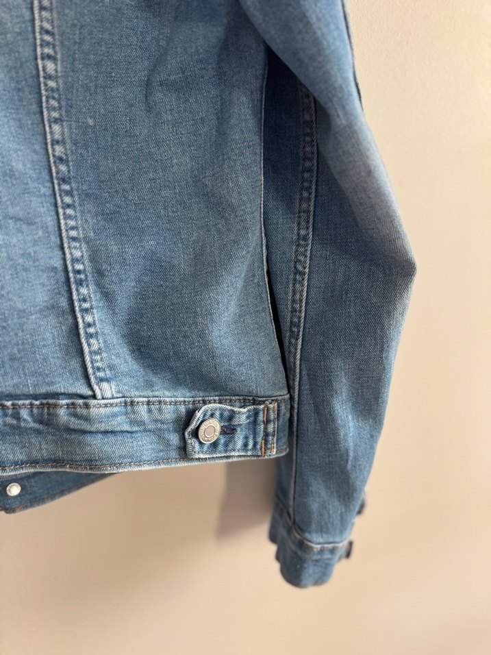 H&M Jean Kot Kadın Denim Ceket - Görsel 5