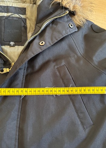 Koyu Gri Kapüşonlu Erkek Mont - Görsel 10