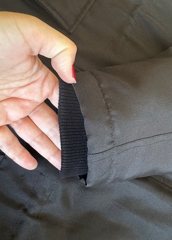 Koyu Gri Kapüşonlu Erkek Mont - Görsel 7