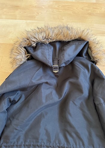 Koyu Gri Kapüşonlu Erkek Mont - Görsel 6