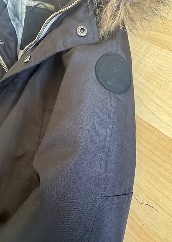 Koyu Gri Kapüşonlu Erkek Mont - Görsel 8