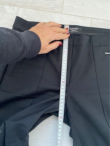 Mango dar paça spor pantolon - Görsel 6