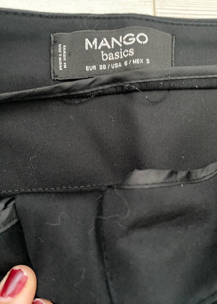Mango dar paça spor pantolon - Görsel 2