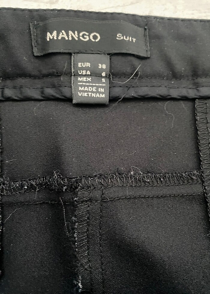 Mango basic spor dar paça pantolon - Görsel 2