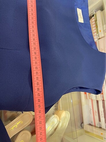 KEMAS KREP KUMAŞ ÖZEL GÜN ELBİSE CEKET TAKIM - Görsel 6