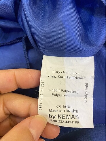 KEMAS KREP KUMAŞ ÖZEL GÜN ELBİSE CEKET TAKIM - Görsel 8