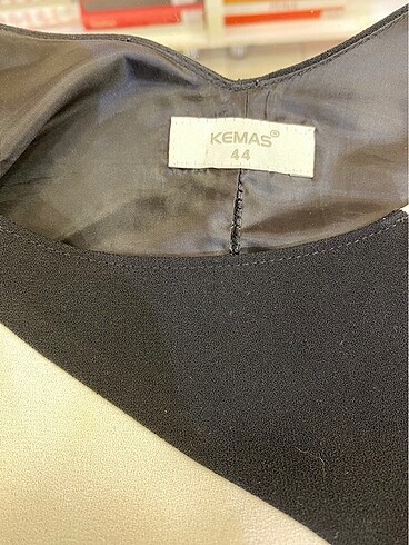 KEMAS kolsuz dizaltı şık elbise - Görsel 3