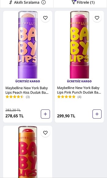 Maybelline baby lips dudak balmı Pink Punch