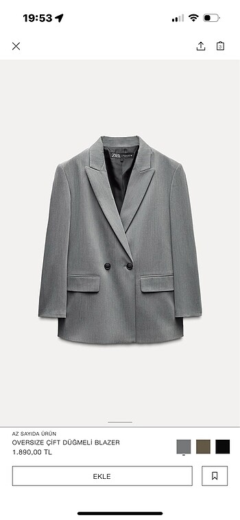 Blazer ceket