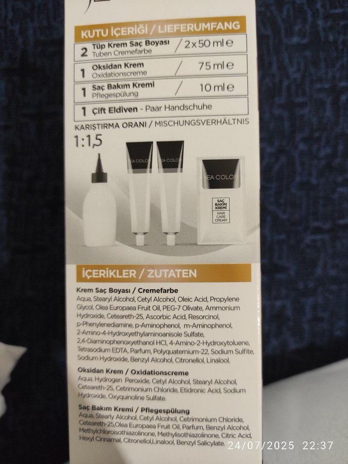 Krem Boya 7.0 Kumral Saç Boyası - Görsel 5