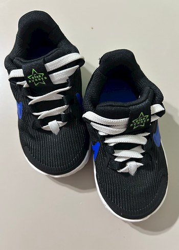 Erkek Bebek Siyah Baskılı Spor Ayakkabı