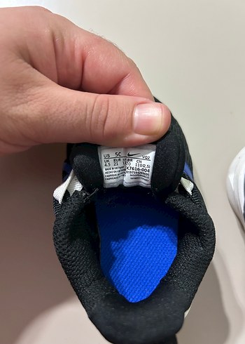 Nike Erkek Bebek Siyah Baskılı Spor Ayakkabı