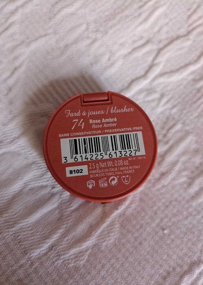 Bourjois 74 Rose ambré allık - Görsel 3