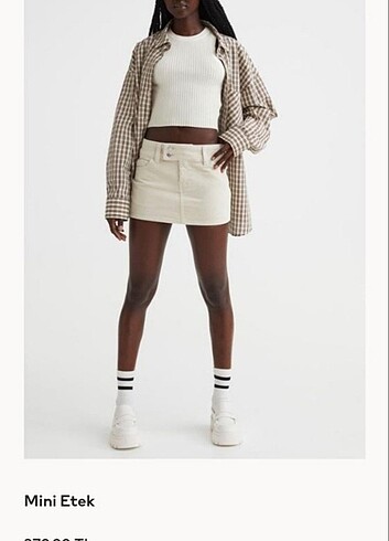 H&M mini etek  - Görsel 5