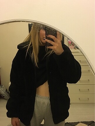 s Beden siyah Renk Pull&Bear siyah kürk