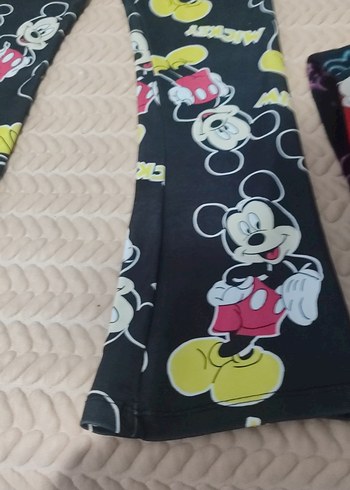 Renkli Baskılı Kız Çocuk Tayt - Görsel 2