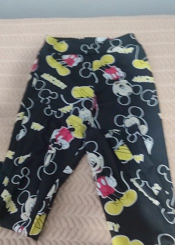 Renkli Baskılı Kız Çocuk Tayt - Görsel 4