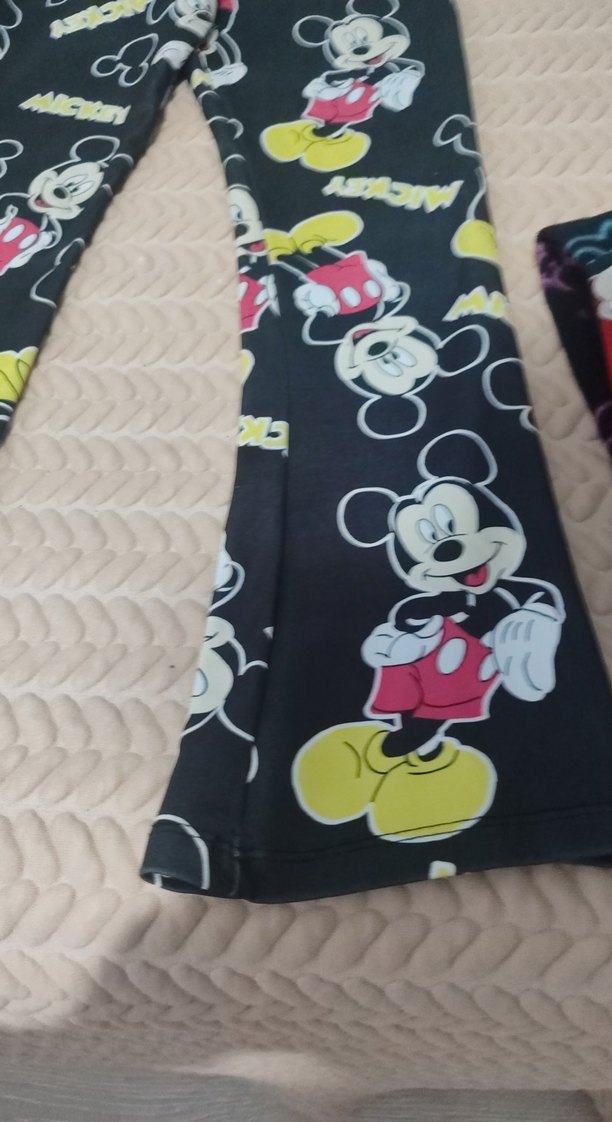 Renkli Baskılı Kız Çocuk Tayt - Görsel 2