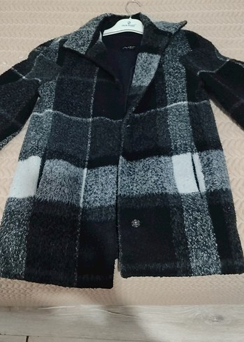 Gri Kareli  Kabanı - Görsel 2