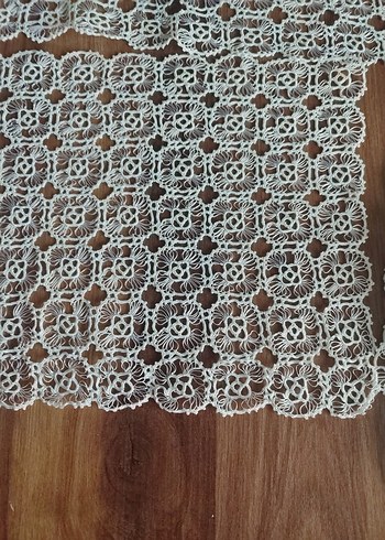 El İşi Dantel Masa Örtüsü Seti - Görsel 7