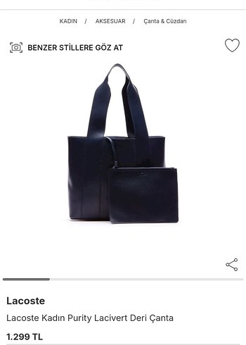 Siyah Deri Tokalı Kadın Çanta - Görsel 6