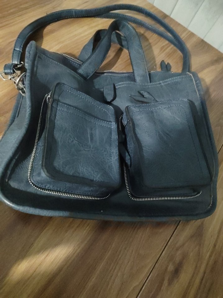 Siyah Deri Kadın Çanta - Görsel 2