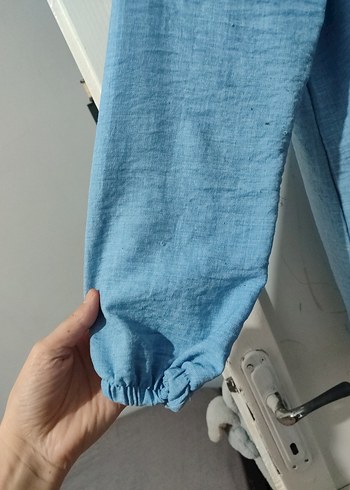 Düğmeli Mavi Gömlek - Görsel 7