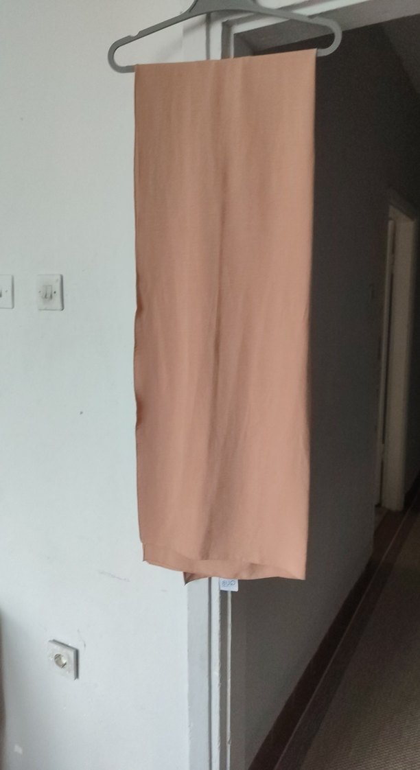 Bej Pilili Keten Kadın Şal - Görsel 5