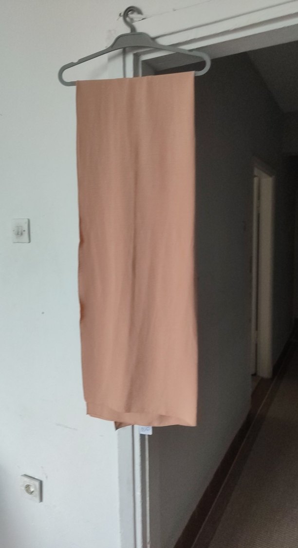 Bej Pilili Keten Kadın Şal - Görsel 4