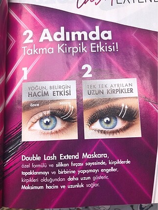  Beden Double lash extend maskara