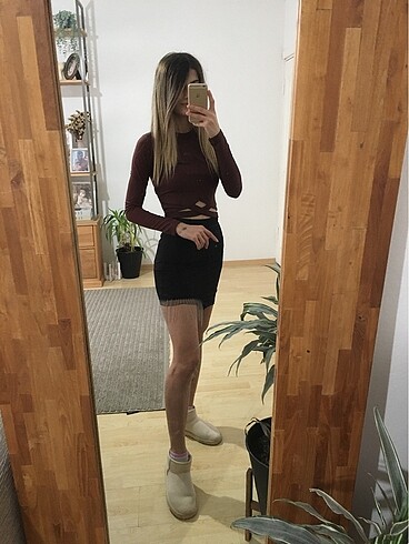 Kahverengi Bluz - Görsel 3