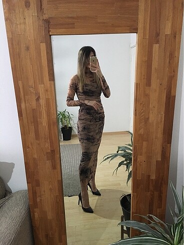 Uzun Şifon Elbise