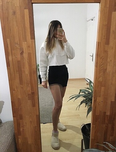 Stradivarius Sweat Crop - Görsel 9