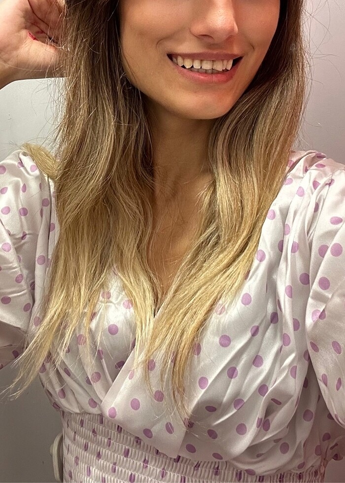 Puantiyeli Bluz - Görsel 3