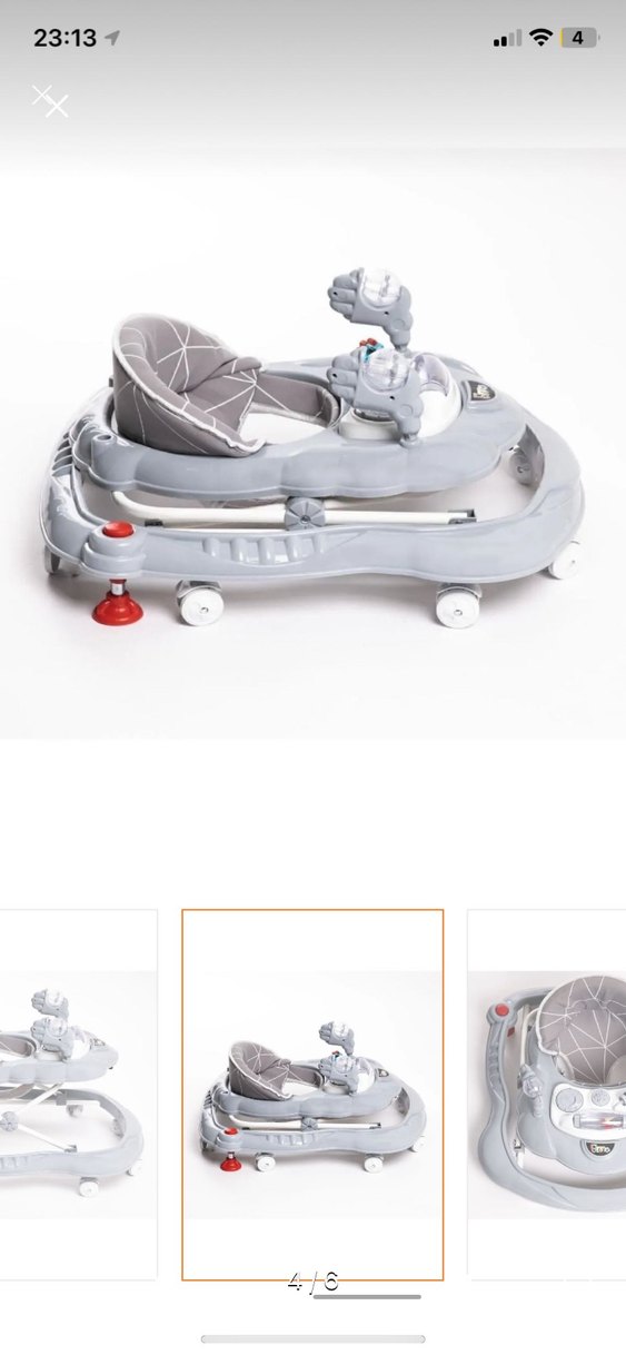 Gri Bebek Yürüteci - Görsel 2