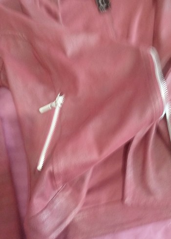 bordoDeri Kadın Biker Ceket - Görsel 5