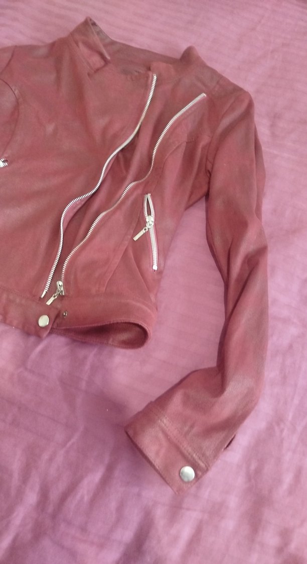 bordoDeri Kadın Biker Ceket - Görsel 2