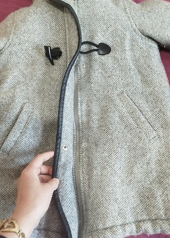 kız çocuk kürk detaylı kaban LCW - Görsel 6