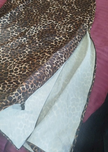 Bohem Yılan Desenli Uzun Etek - Görsel 3