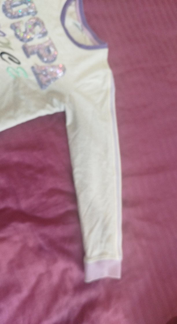 Mor Detaylı Kız Sweatshirt polo marka - Görsel 3