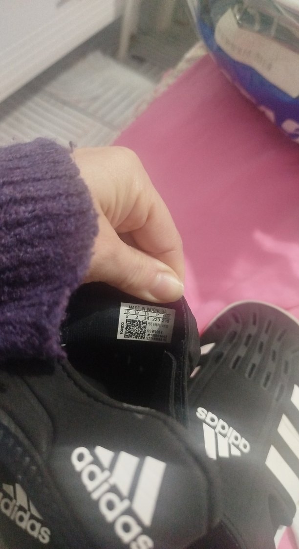 Erkek Çocuk Siyah Adidas Bantlı Terlik - Görsel 5