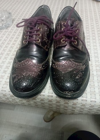 DERIMOD Mor Yılan Desenli ayakkabı - Görsel 3