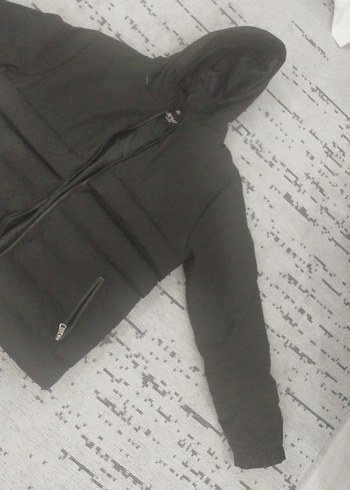 Siyah Fermuarlı erkek Kışlık Mont - Görsel 2