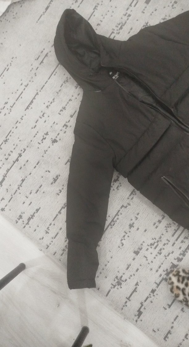 Siyah Fermuarlı erkek Kışlık Mont - Görsel 3