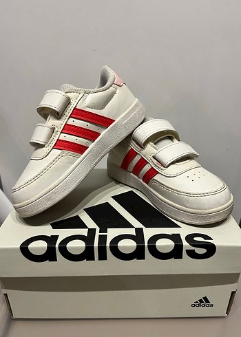 Kız Çocuk Beyaz Adidas Spor Ayakkabı