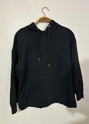 Trendyol & Milla Siyah Kapüşonlu Sweatshirt