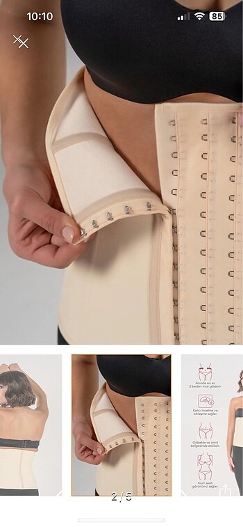 Yamuna korse latex ten - Görsel 3