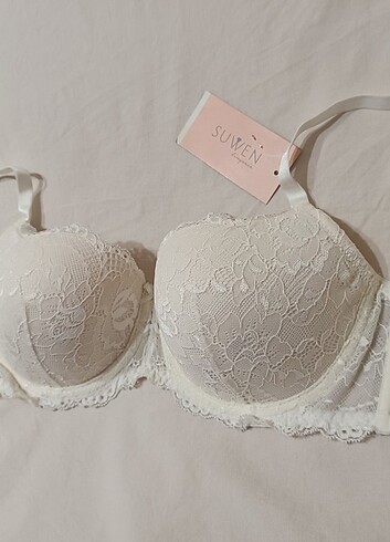 34 Beden beyaz Renk SUWEN Jasmine Wire Bra. 