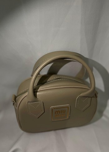 Bej Deri Miu Miu Kadın Çanta - Görsel 2