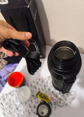 Siyah termos Kapaklı - Görsel 4